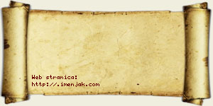 Jagoda Aleksić vizit kartica